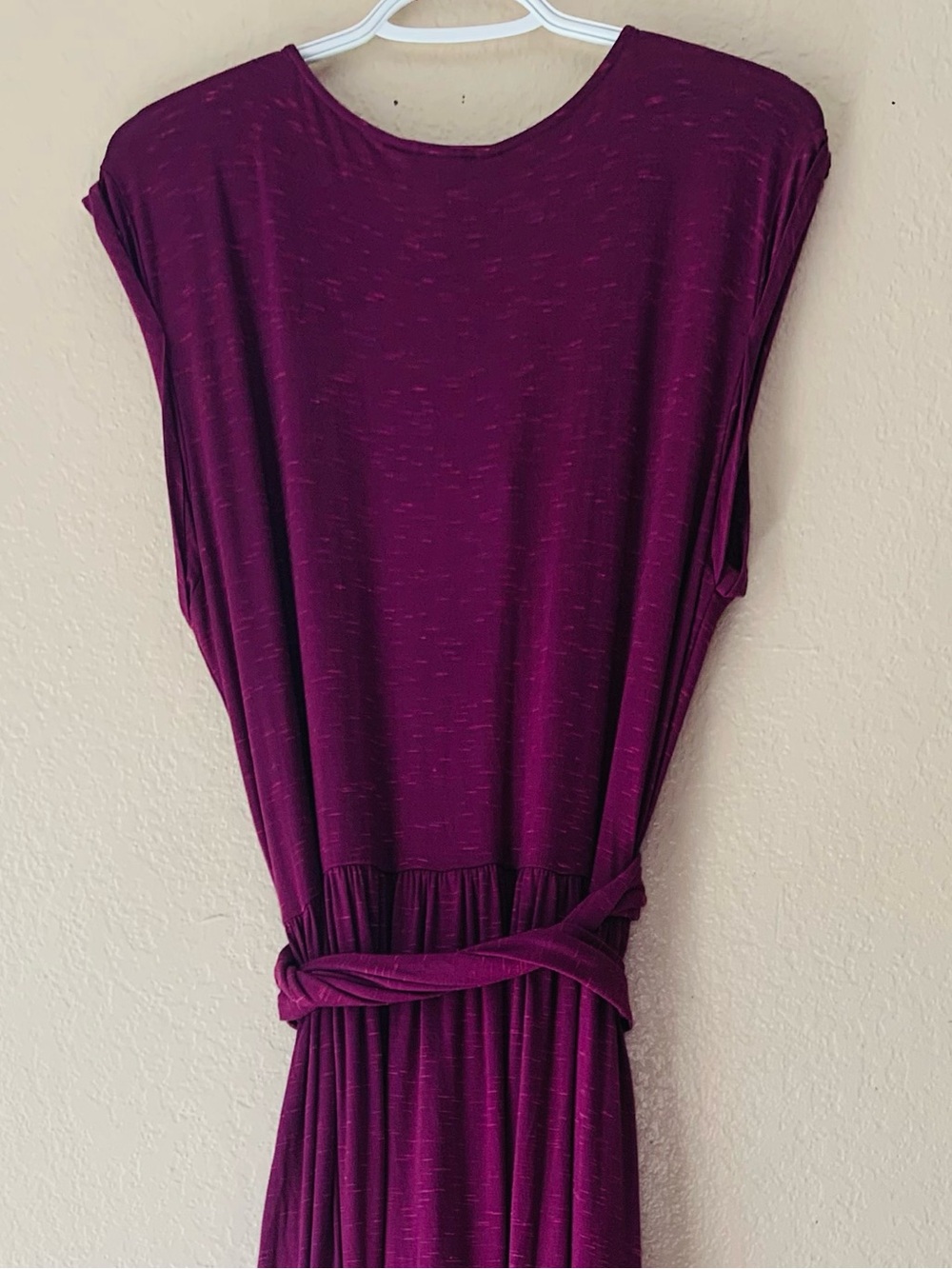 MATILDA JANE Chasing Waterfalls Purple Jersey Tie Waist Maxi Dress Size XL NWT - Picture 8 of 10